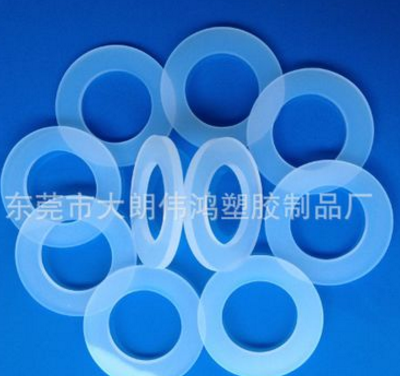 供应透明硅胶垫圈 蓝色硅胶垫圈 环保食品级硅胶垫片